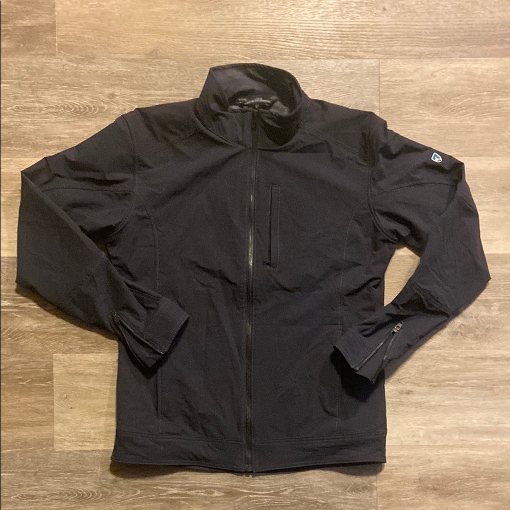 Kuhl womens large black zip up jacket